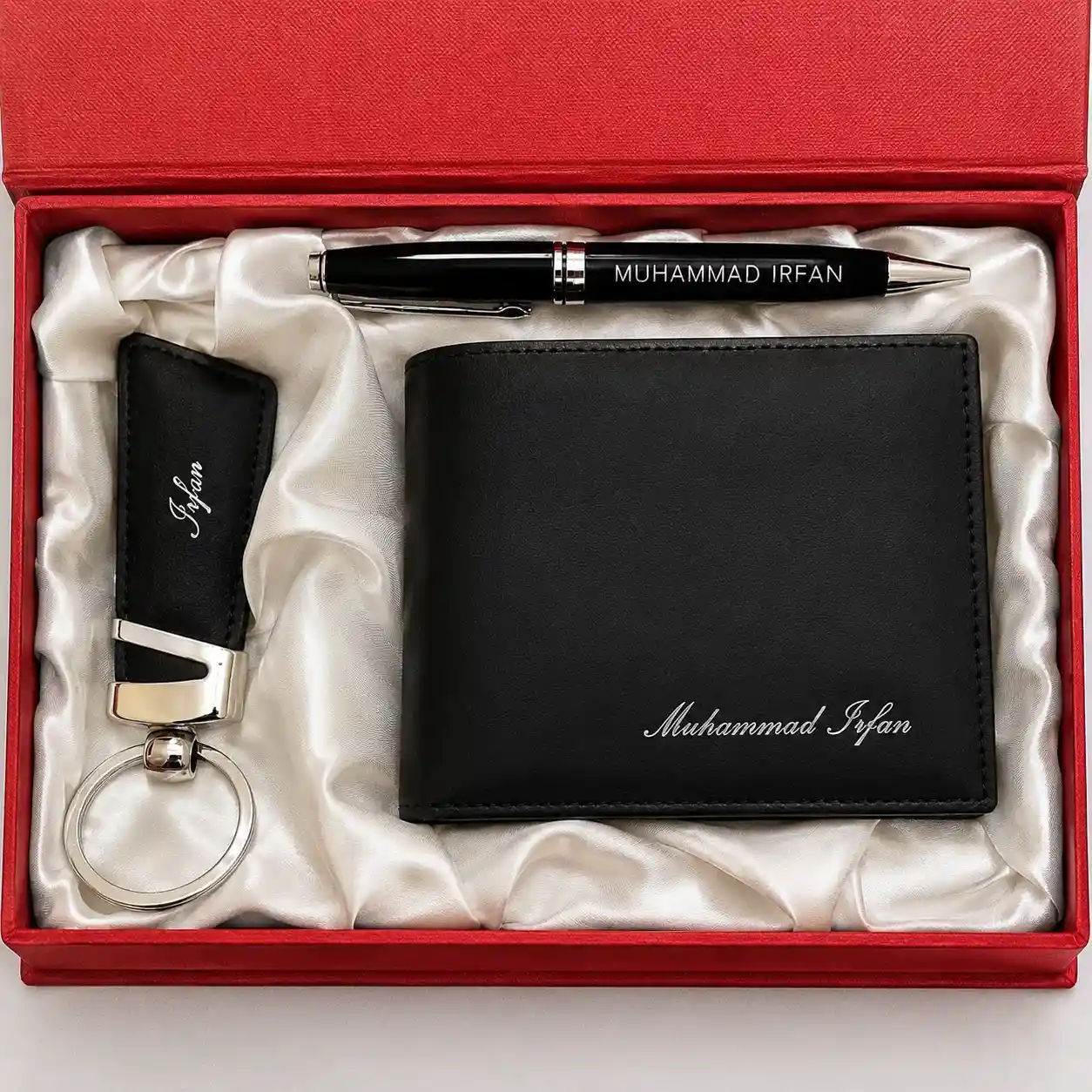With Keychain and Pen